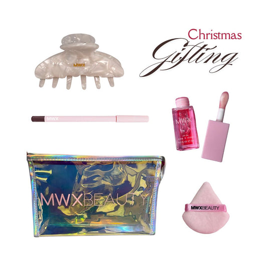 Perfect Christmas Gift Set: Luxury Lip Oil, Lip Liner, Claw Clip & More